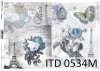 Decoupage paper ITD D0534M